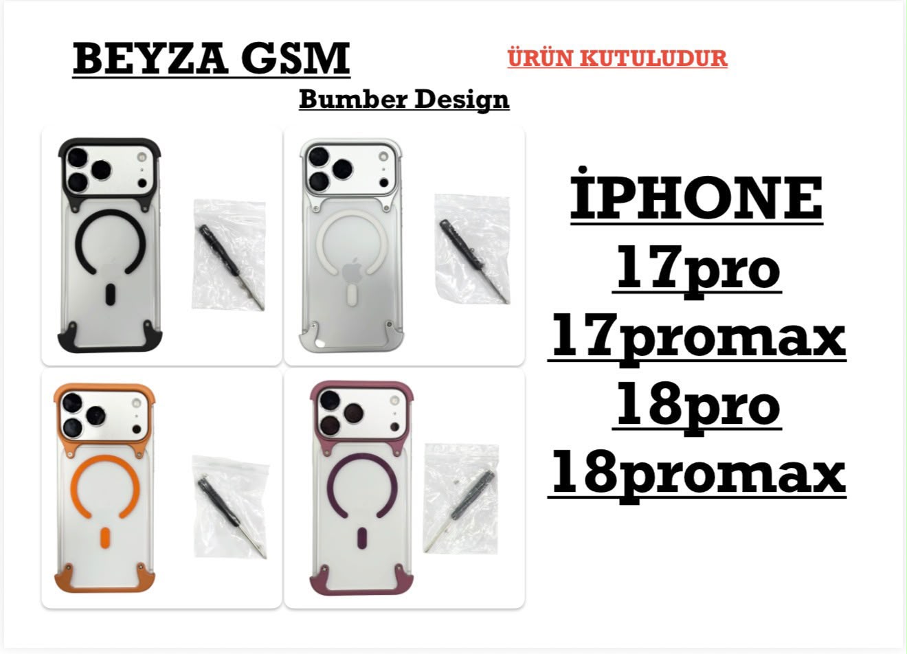 Bumber Design Kılıf Serisi (Toptan) Cad-017