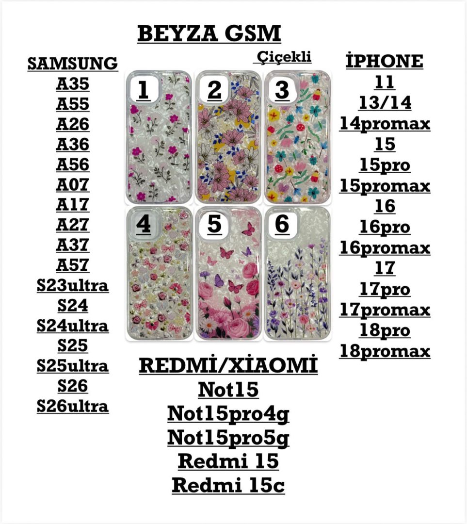 Çiçekli Kılıf Serisi (Toptan) Cad-013